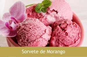 Sorvete de Morango